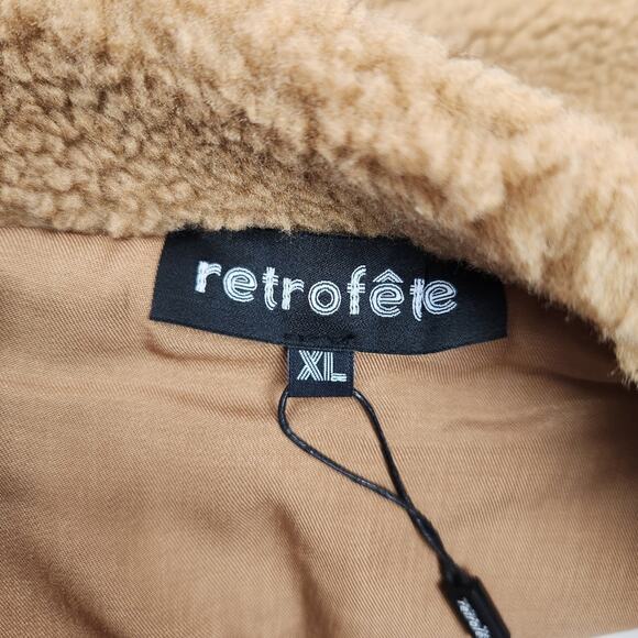 Retrofete Amelio Teddy Mini Skirt Brown Size XL NWT - Picture 8 of 11